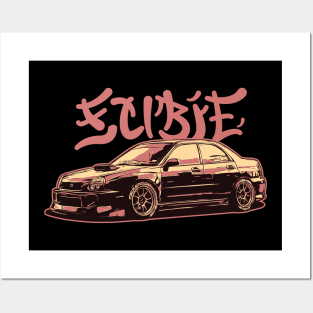 Subie Bugeye JDM Sport Car Posters and Art